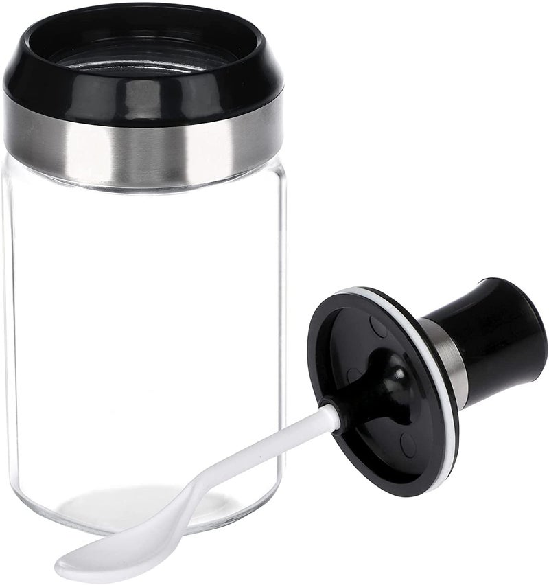WHISKET 500 ml Glass Seasoning Container Oil/Honey Dispenser Bottle Kitchen Castor Stainless Steel Seasoning Bottle Kitchen Product (1) - Image 5