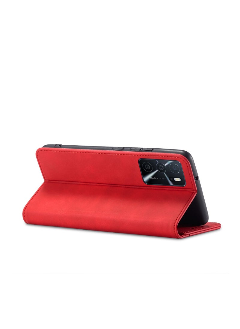 Generic - Suitable For OPPO Solid Color Flip Shockproof Phone Case - Image 1