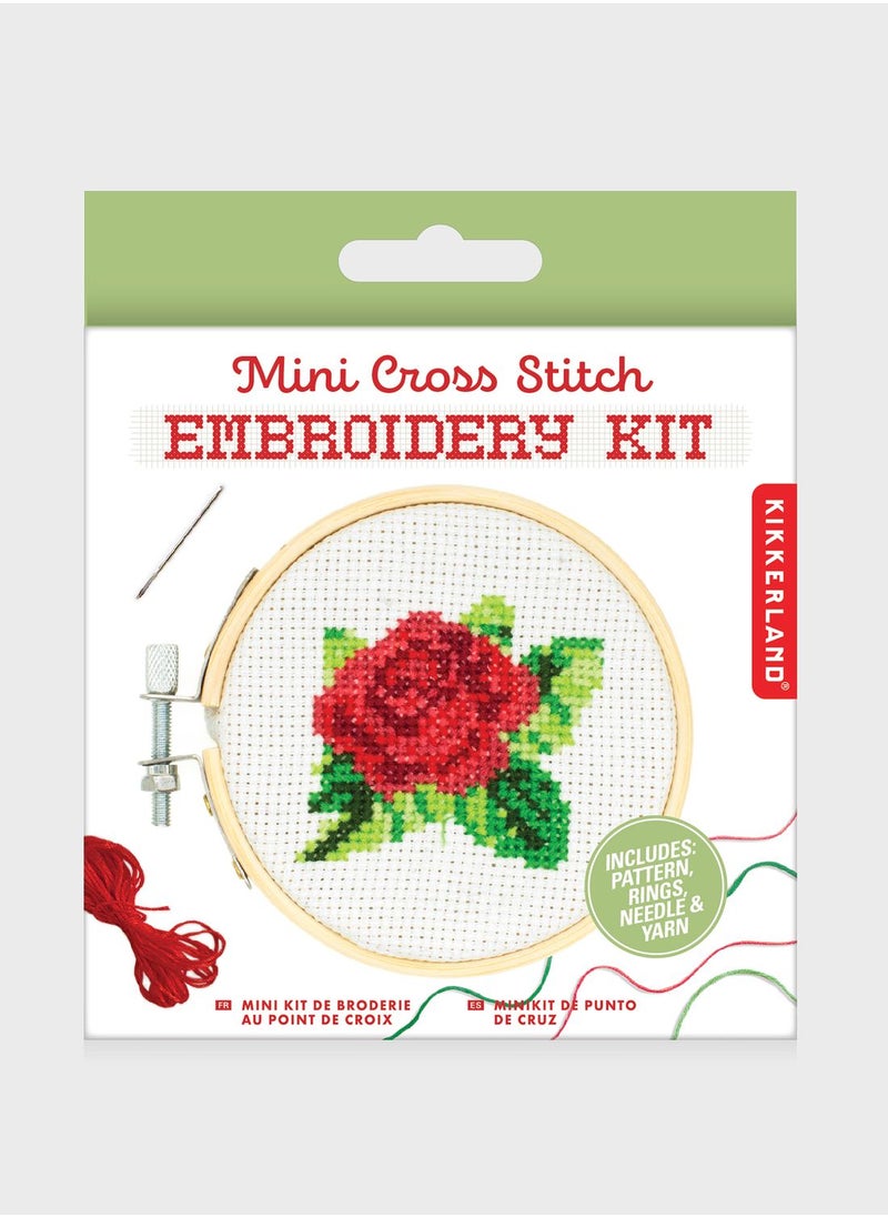 KIKKERLAND - Mini Crossstitch Embroidery Kit - Image 1