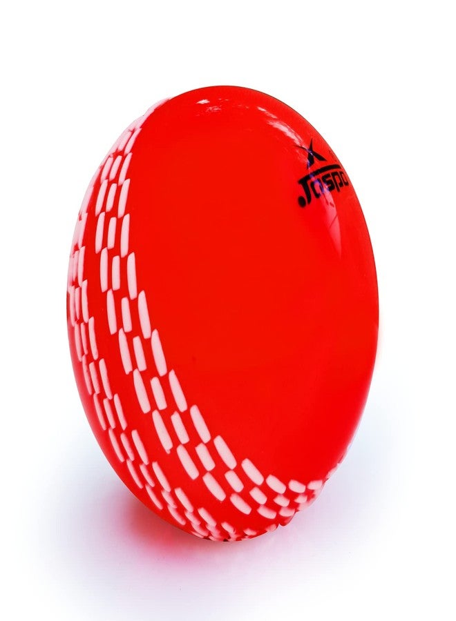 jaspo Rubber T-20 Plus Practice Cricket Ball/Wind Balls (125-130 Gms) For - Indoor & Outdoor Street Beach (Pack Of 2, Red) - Image 5