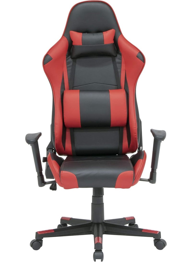 Ergonomic Gaming Chair with High Back Support, Swivel Base, Height and Tilt Adjustment, Removable Lumbar Support and Headrest Pillow for Gaming and Office Use - Image 1