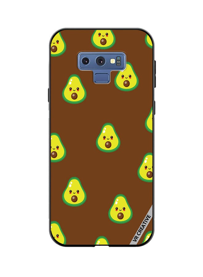 VR CREATIVE Protective Case Cover For Samsung Galaxy Note 9 Avocado Design Multicolour - Image 1