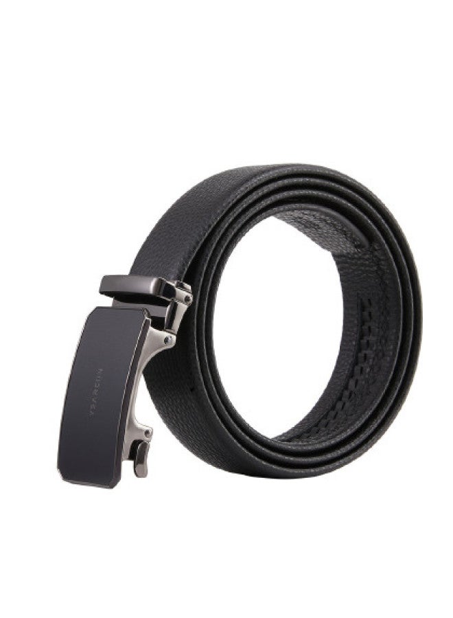 YEARCON اختيار هدية مثالي】2025 حزام جلد رجال للأعمال مع مشبك تلقائي للتنقل والهدايا - Image 1