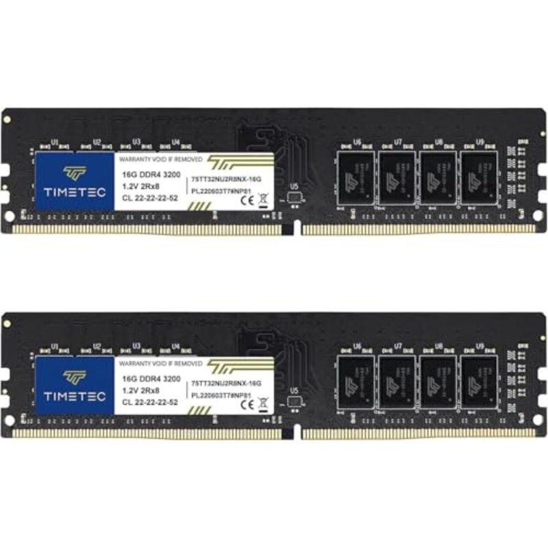 Premium DDR4 3200MHz PC4-3200AA PC4-25600 UDIMM Desktop RAM 288-Pin 1.2V CL22 Non-ECC Unbuffered DIMM Memory Module Upgrade - Image 2