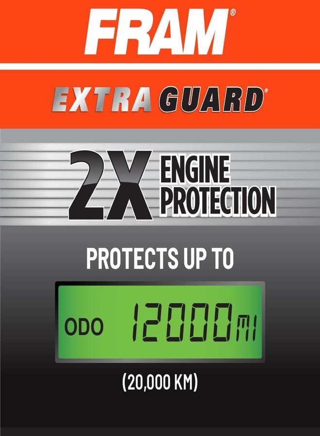 FRAM فلتر هواء المحرك البديل FRAM Extra Guard CA11858 لبعض طرازات نيسان، يوفر حماية للفلتر لمدة تصل إلى 12 شهرًا أو 12000 ميل - Image 5