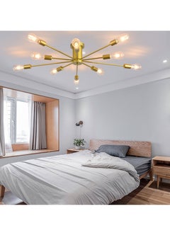 GEADI 10 head Nordic Modern Iron Chandelier Creative Personality Ceiling light for Living Room Dining Room Bedroom  - Image 4