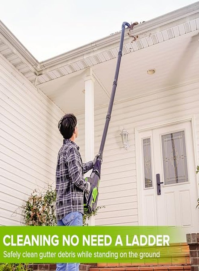 Greenworks Gutter Cleaning Kit - Up to 11 ft reach - Compatible with Greenworks 40V, 60V & 80V Blowers with 450+ CFM up to 5-inch diameter - Image 4