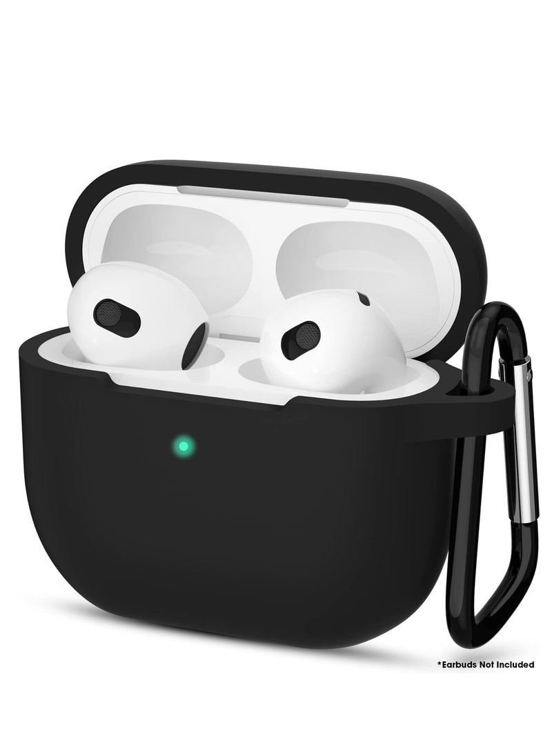 AirPods 3 Case Cover, Silicone Protective Accessories Skin with Keychain Compatible with Apple AirPod 3. - Image 1