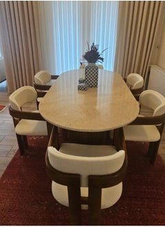 Malazhouse Marble Dining Set – MZDRS005  - Image 2