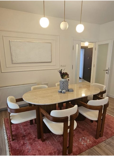 Marble Dining Set – MZDRS005
