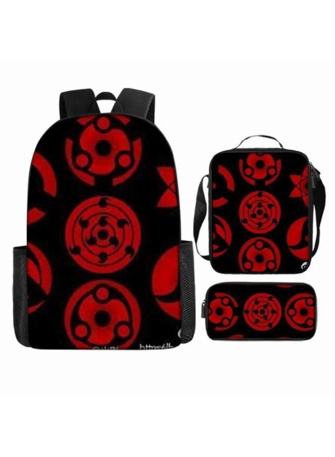 عام حقيبة ظهر مطبوعة بالرسوم المتحركة + مجموعة حقائب اليد + القلم، مجموعة حقائب عملية من ثلاث قطع (يمكن استخدام الطلاب والأطفال ونزهات الأصدقاء ورياضات تسلق الجبال وما إلى ذلك) - 38 - Image 3