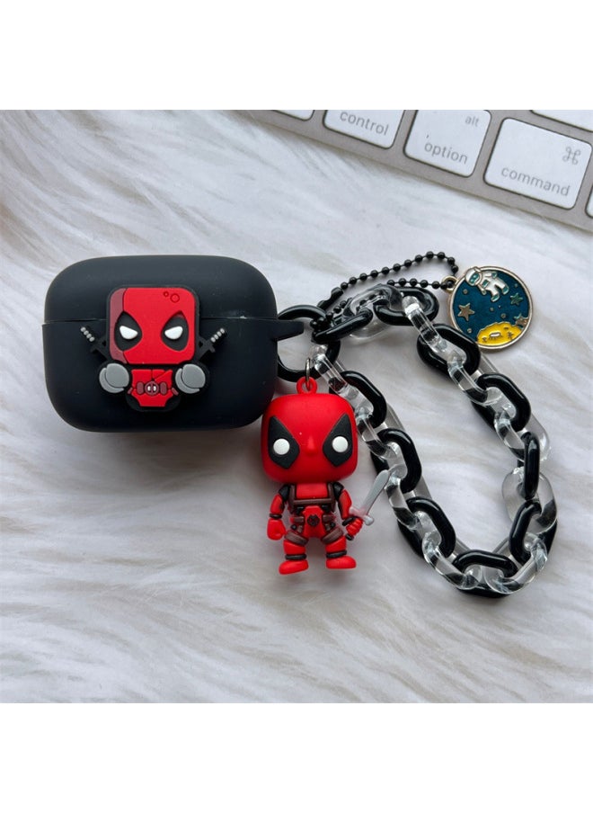 Suitable For Vivo TWS 4 Wireless Bluetooth Headset Protective Case IQOO TWS 2 Cartoon Charging Box Soft Case-Colour:09+ Pendant-Model:iQOO TWS 2