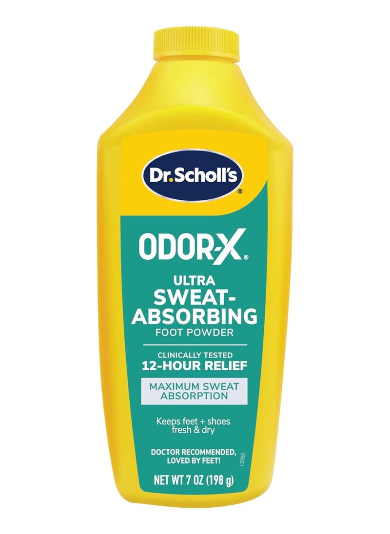 Dr. Scholl's Odor X Sweat Absorbing Foot Powder 