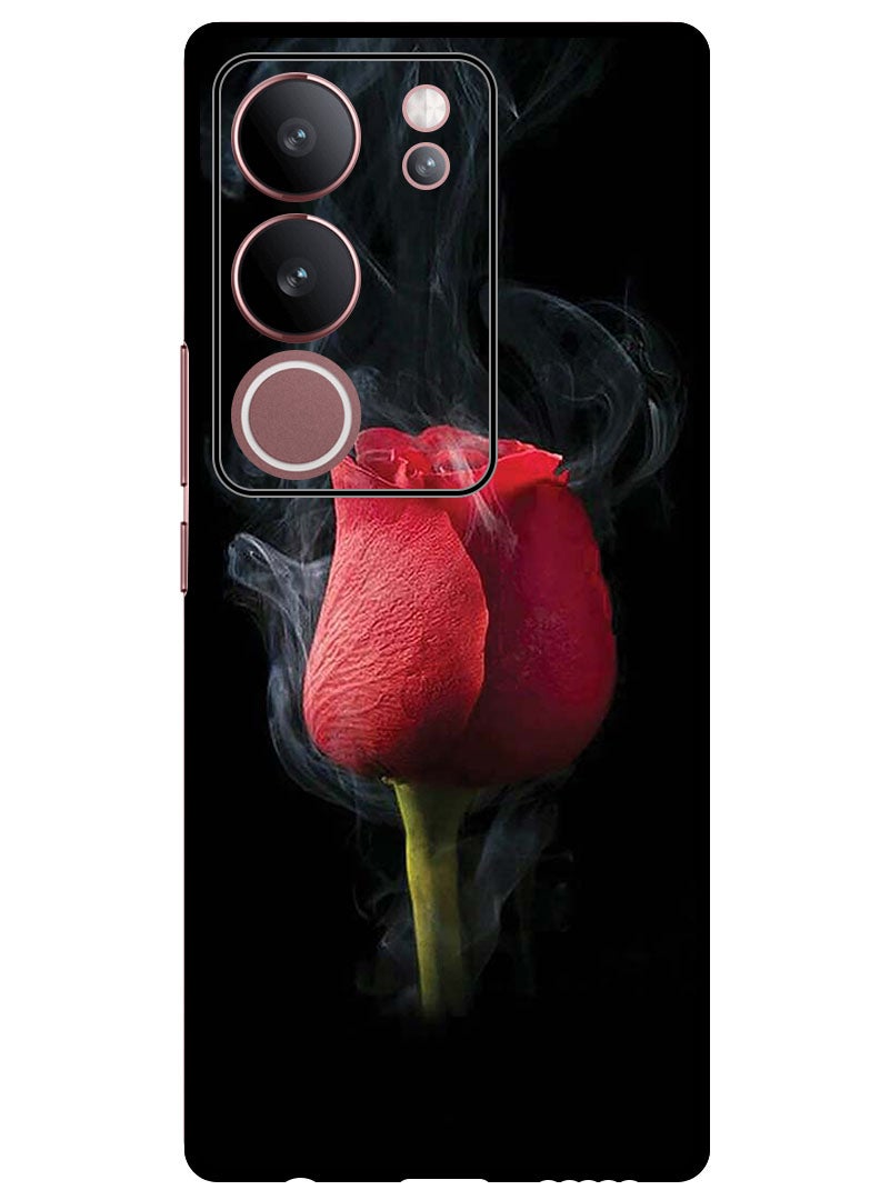 Theodor Protective Case Anti Scratch Shock Proof Bumper Cover For Vivo S17 - S17 Pro Red Rose - Image 1