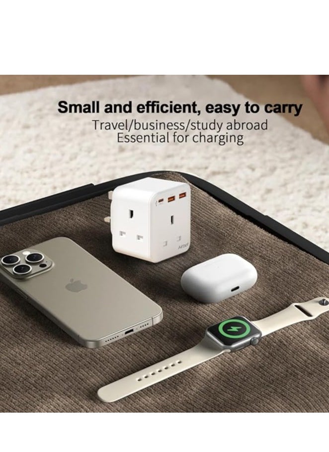 Airbot Airbot Air 3B-PD Extension Socket 3250W 3 Outlets Socket Multi Plug Extension Multi Power Adaptor with USB + Type-C PD  - Image 5