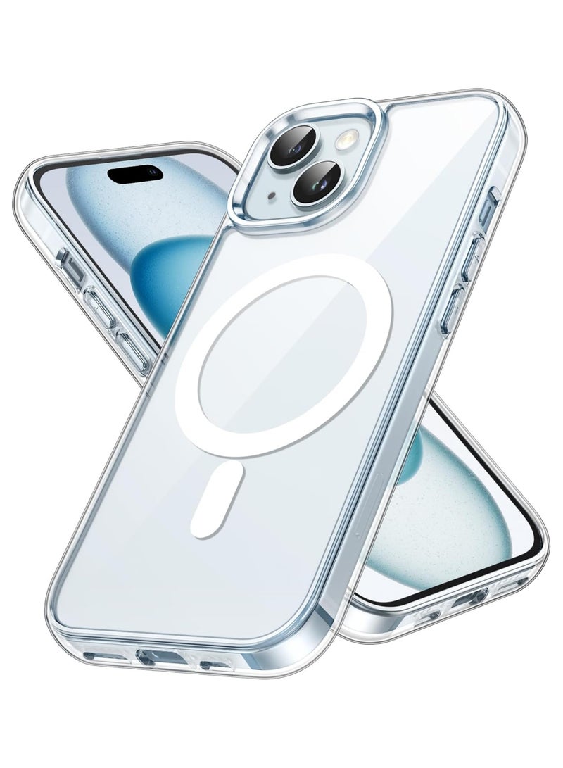 XLogiX Clear Case for iPhone 15 – Slim, Stylish, Transparent Back Cover with MagSafe Compatibility & Shockproof Protection | ClearX Series - Image 1