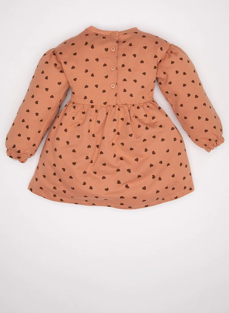 DeFacto Heart Print Dress
