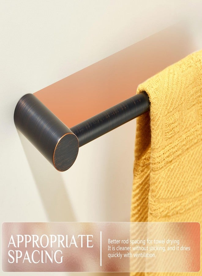 KOKOSIRI Towel Bars Oil Rubbed Bronze for Bathroom Wall Mounted 36-Inch Bath Towel Holder Single Rod Stainless Steel Bathroom Hardware, B4007ORB-L36 - Image 5