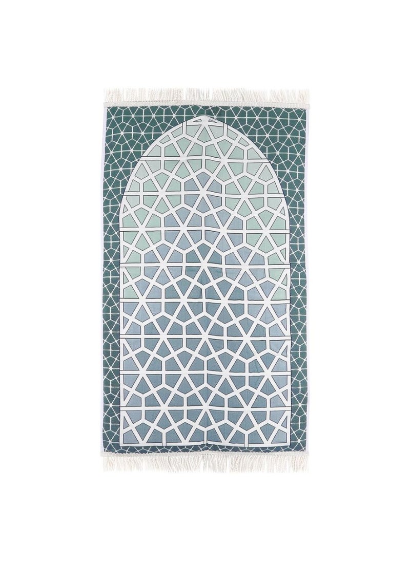 MANASEK Prayer mat padded from Manasek a popular local brand – prayer mat lined with 100% polyester with 3D embroidery with bag - Luxurious and elegant design suitable for gifting - 70X120 - Image 2
