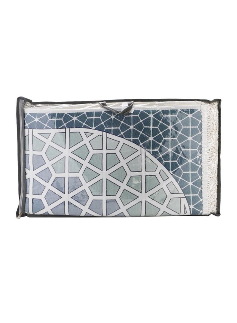 MANASEK Prayer mat padded from Manasek a popular local brand – prayer mat lined with 100% polyester with 3D embroidery with bag - Luxurious and elegant design suitable for gifting - 70X120 - Image 4