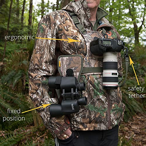 Cotton Carrier CCS G3 Camera Harness System for Camera and Binoculars, Camo - Image 4