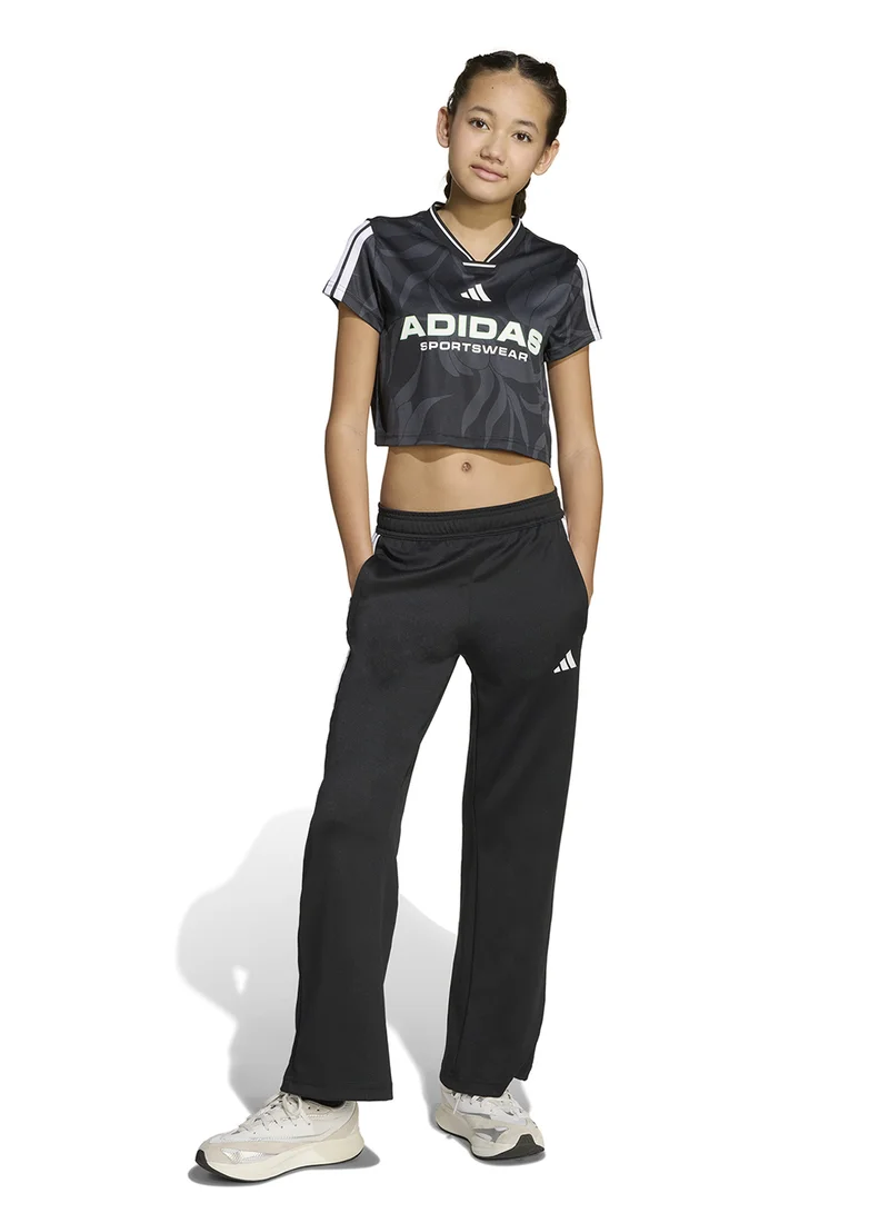 adidas بنطلون رياضي واسع الخصر من Youth House Of Tiro بألوان كرة القدم