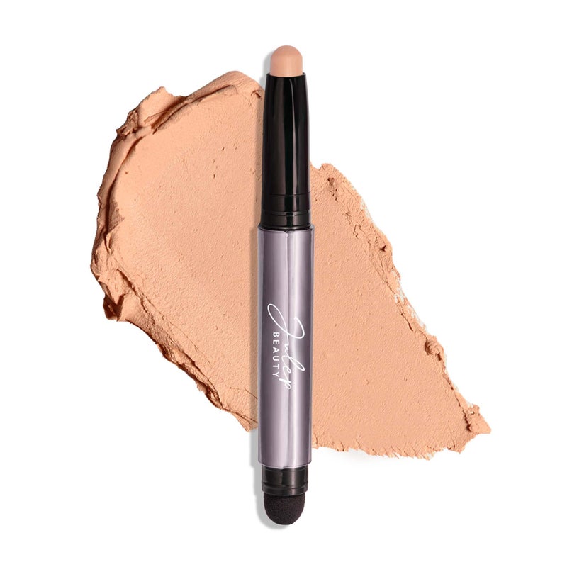 Julep Julep Eyeshadow 101 CreamtoPowder Waterproof Shadow Stick  Desert Matte  LongLasting CreaseProof Light Beige Matte Cream Eyeshadow with Builtin Smudger