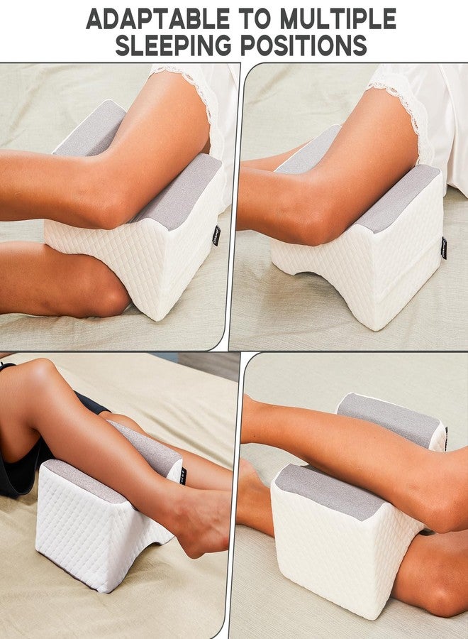 cooloo8 Side Sleeper Pillow, Knee Pillow for Side Sleepers, Smooth Spine Alignment Pillow, Sciatica Pain Relief Pillow (Grey)-2PCS - Image 5