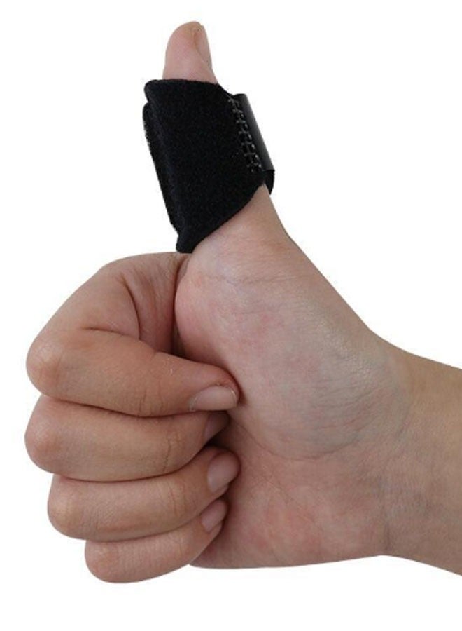 Black 5-piece Finger Splint Sleeve Set for Stability and Comfort - Image 5