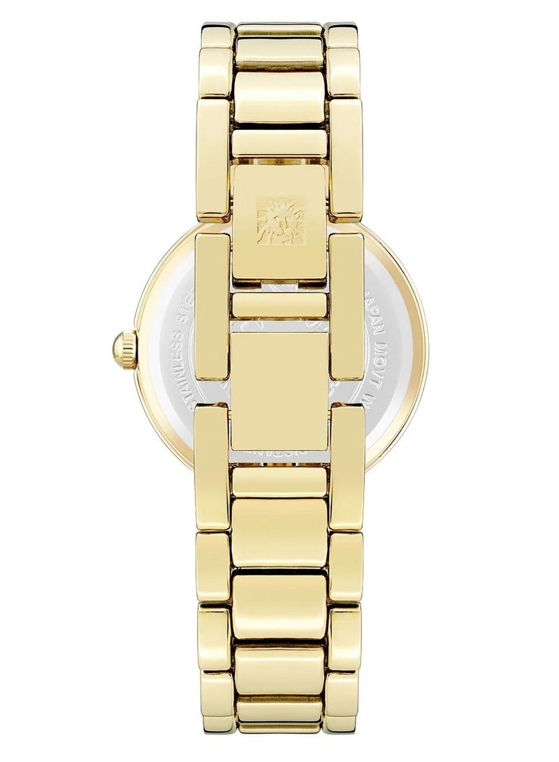 Anne Klein Women's Diamond Dial Bracelet Watch AK1362PRGB - Image 4
