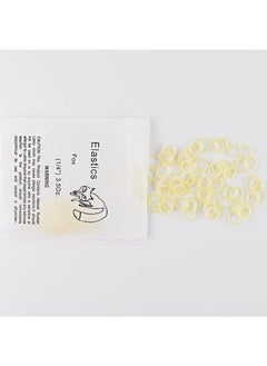 HaLunhi 500 Pack Orthodontic Elastic Bungee Bands, 3.5 oz Heavy Duty Dental Rubber Leashes, Free Braces Elastic Pads (1/4"，6.4mm)  - Image 4