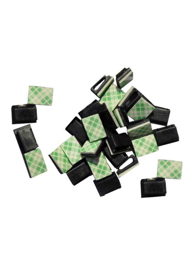 Loquat 40-Piece Car Cable Tie Self Adhesive Clips Set - Image 2