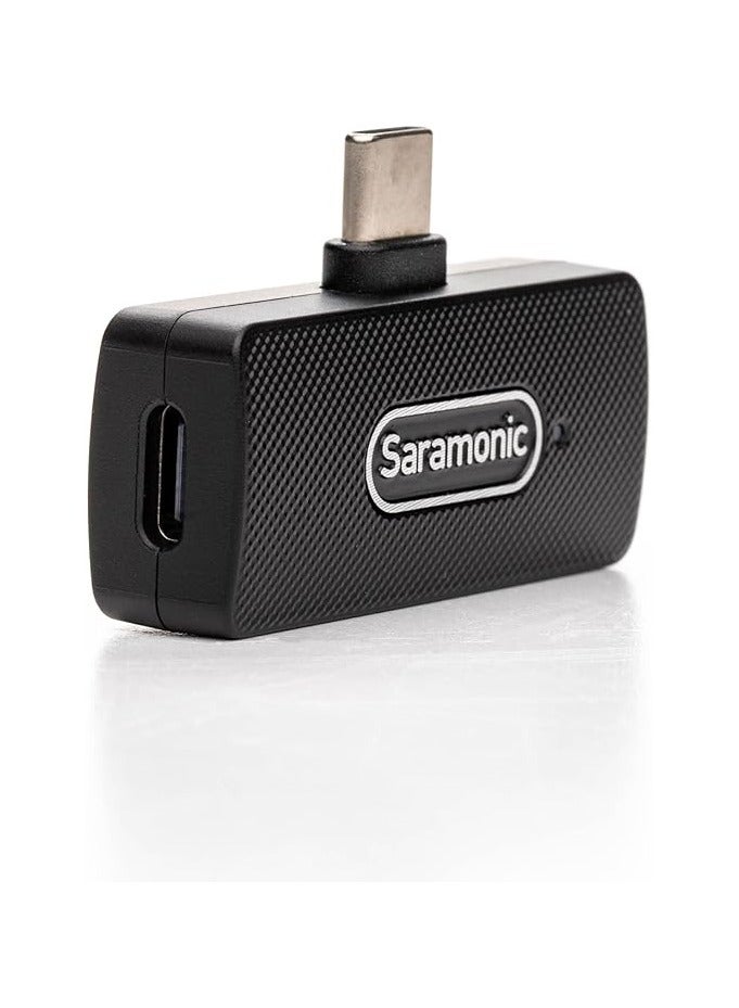 Saramonic Blink 100 B6 TX+TX+RX 2-Person 2.4GHz Micro Clip-On Wireless System w/Device-Mountable Dual USB-C Receiver for Android & iOS Devices, Computers, More - Image 4