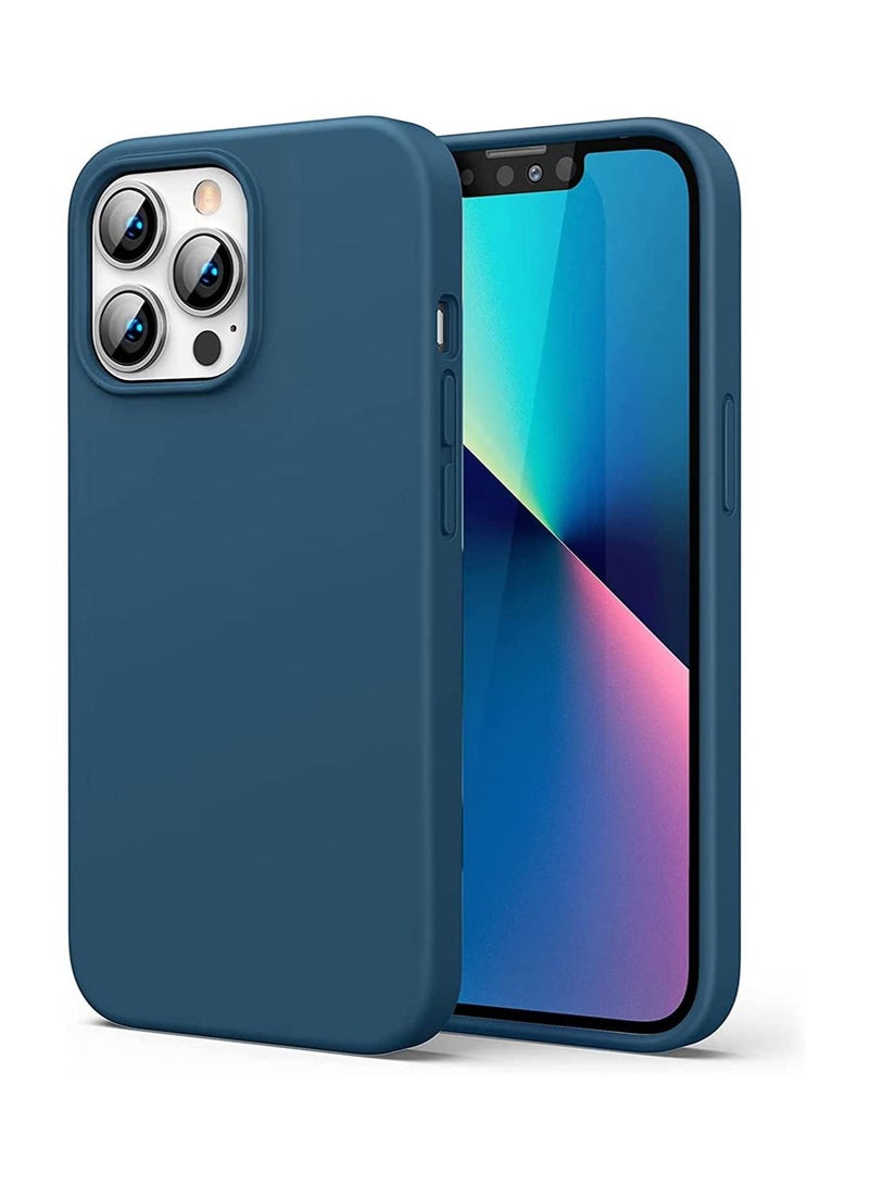 Silicone Protective Case Compatible with iPhone 13 Pro Soft Liquid Gel Rubber Cover Shockproof Bumper Anti-Scratch Anti-Fingerprint Anti-Drop Slim Cover for iPhone (for iPhone 13 Pro ) - Image 1