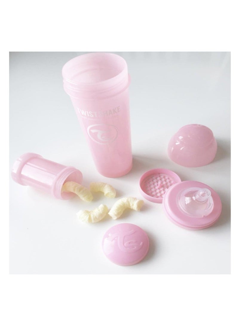 TWISTSHAKE Twistshake Anti-Colic Feeding Bottle 330 ml - Pastel Pink - Image 5