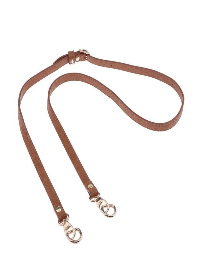 كون حزام حقيبة قابل للتعديل من الجلد الصناعي من Kawn® | حزام كتف وحزام كروس بديل مع أبازيم معدنية - بني (قطعة واحدة) - Image 5