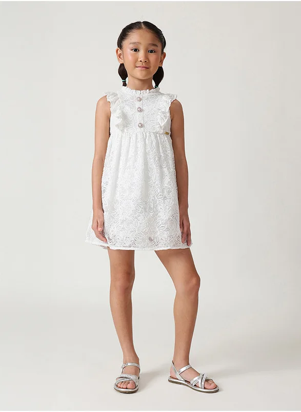 ون فرايدي One Friday Off White Lace Dress