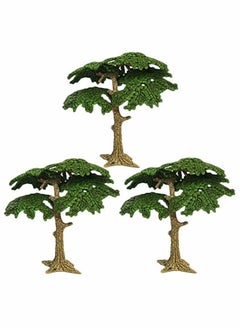 Tree Model Artificial Fake Mini Miniature Trees Train Railways Landscape Scenery Decoration Pine Cypress for DIY Craft 3pcs