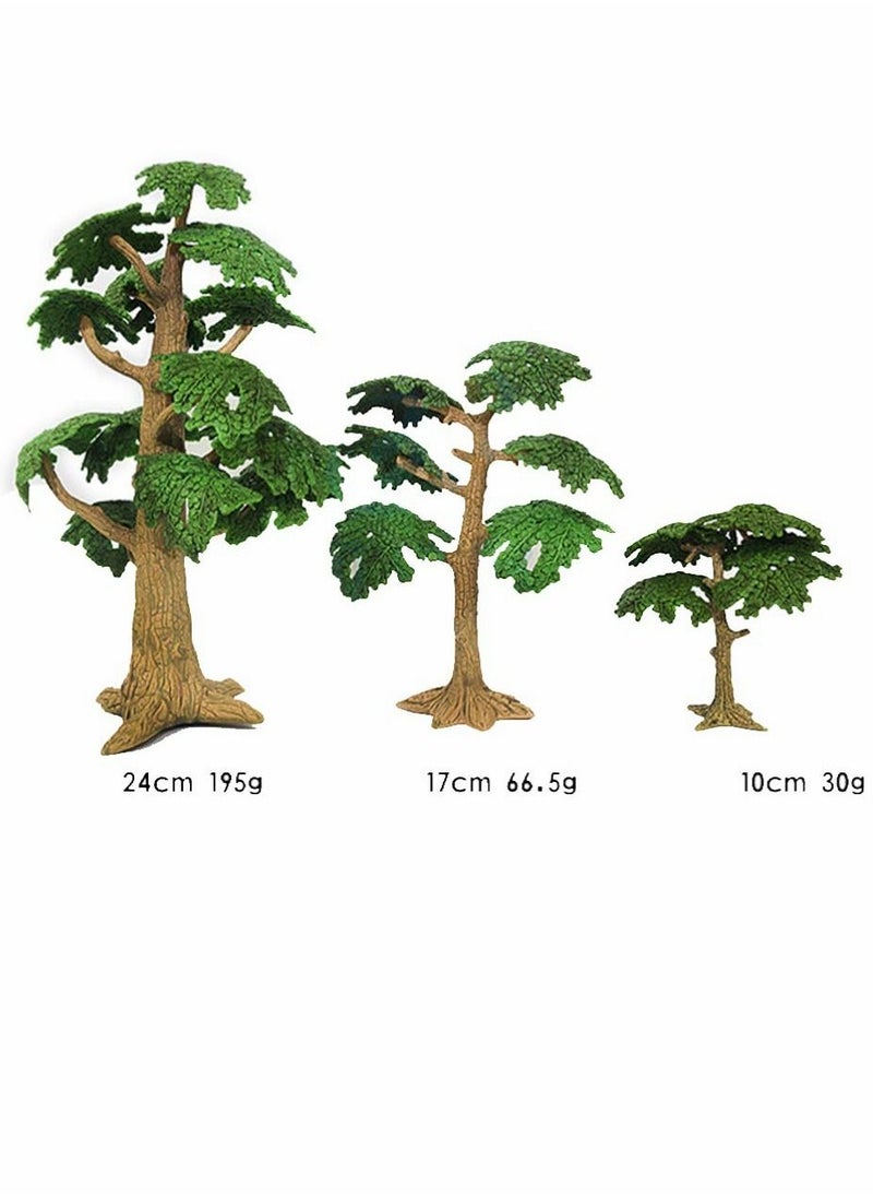 SYOSI - Tree Model Artificial Fake Mini Miniature Trees Train Railways Landscape Scenery Decoration Pine Cypress for DIY Craft 3pcs - Image 1