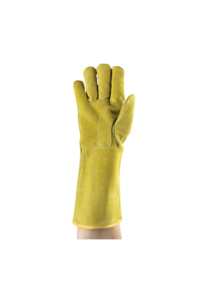 Ansell Healthcare ctivArmr 43-216 Heavy-Duty Heat & Welding Safety Gloves - Premium Leather with Kevlar Stitching & Long Cuff - Image 2