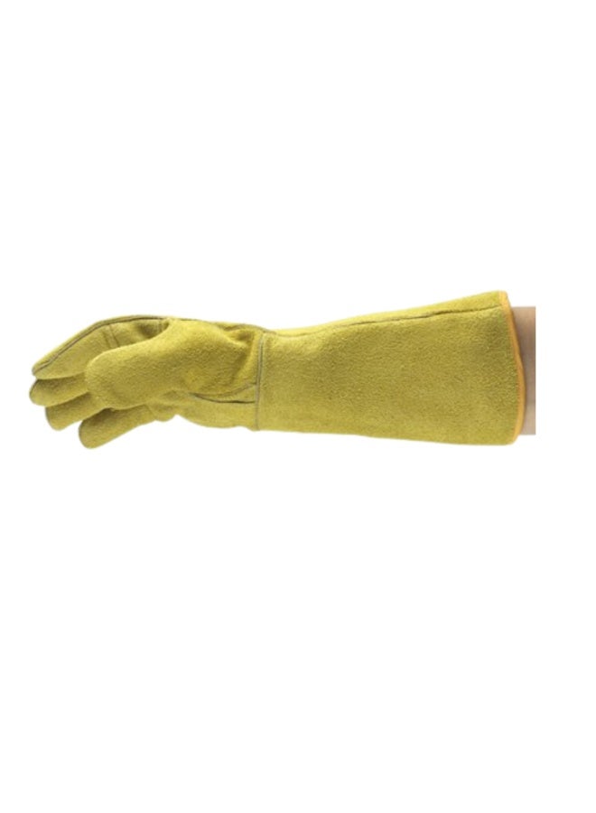 Ansell Healthcare ctivArmr 43-216 Heavy-Duty Heat & Welding Safety Gloves - Premium Leather with Kevlar Stitching & Long Cuff - Image 3