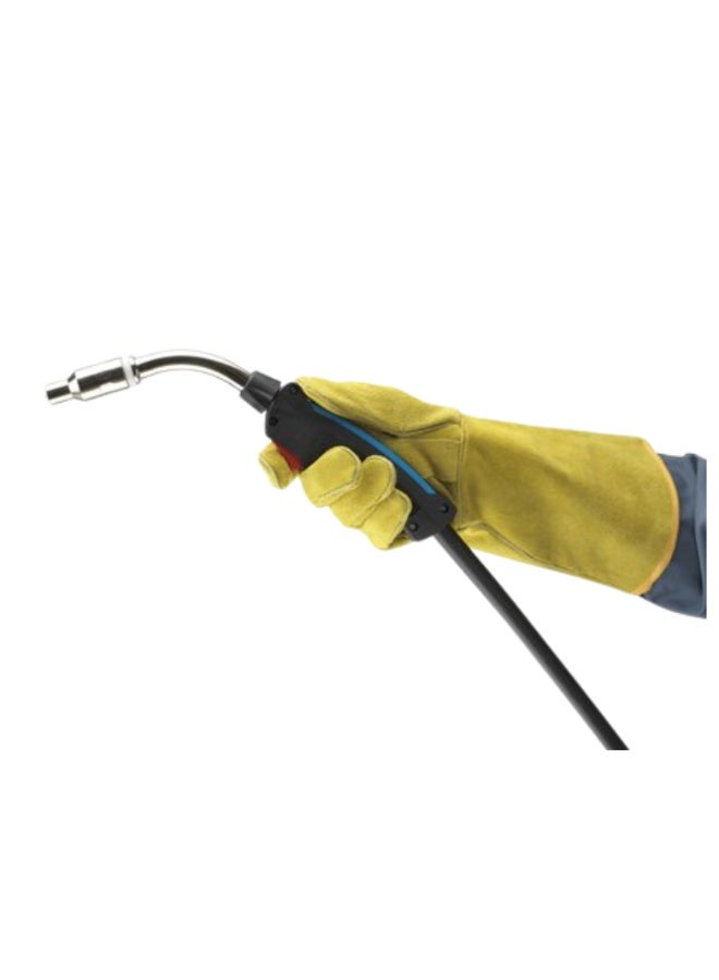 Ansell Healthcare ctivArmr 43-216 Heavy-Duty Heat & Welding Safety Gloves - Premium Leather with Kevlar Stitching & Long Cuff - Image 4