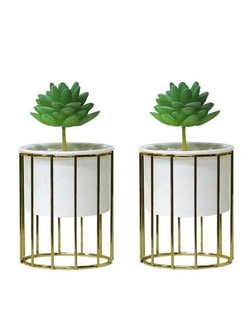 2 قطعة أواني الزهور الديكور الاصطناعي ديكور المنزل الجدول زهرة معلقة أواني الزهور الاصطناعية