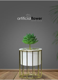 AIWANTO 2 Pcs Artificial Decoration Flower Pots Decor Home Table Flower Hanging Flower Pots Artificial  - Image 5