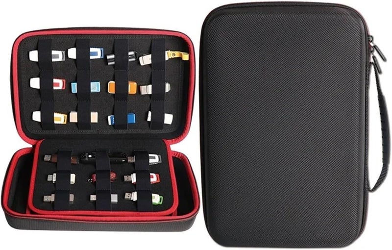 1 Pcs 60 Slots Large Capacity USB Flash Drive Stick Carrying Case Thumb Memory Electronic - Image 4