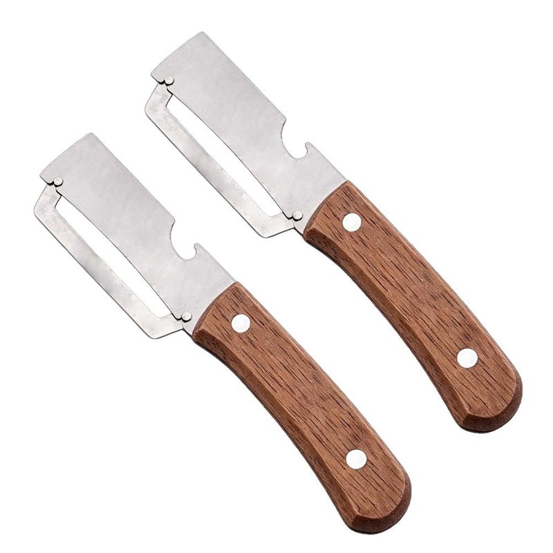 Multifunctional household fruit and vegetable peeler, extra thick stainless steel kitchen peeler, pineapple peeler. - Image 1