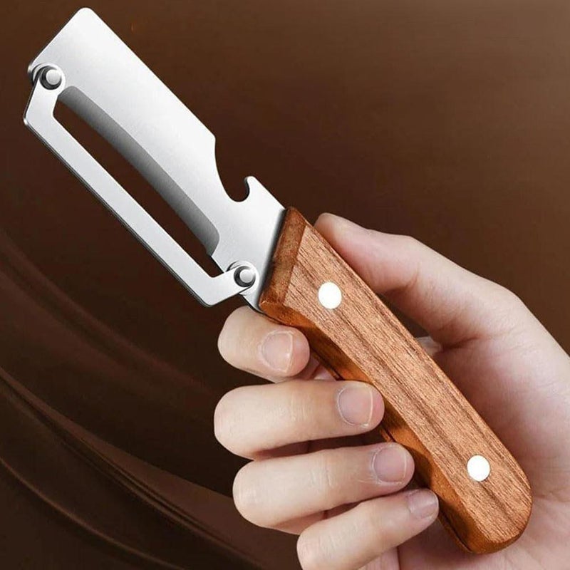 Multifunctional household fruit and vegetable peeler, extra thick stainless steel kitchen peeler, pineapple peeler. - Image 4