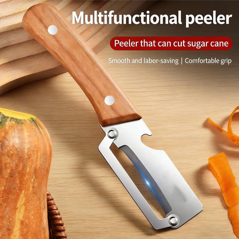 Multifunctional household fruit and vegetable peeler, extra thick stainless steel kitchen peeler, pineapple peeler. - Image 2