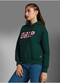 HIGH STAR Women Green Sweatshirt  - Image 1