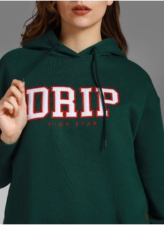 HIGH STAR Women Green Sweatshirt  - Image 2